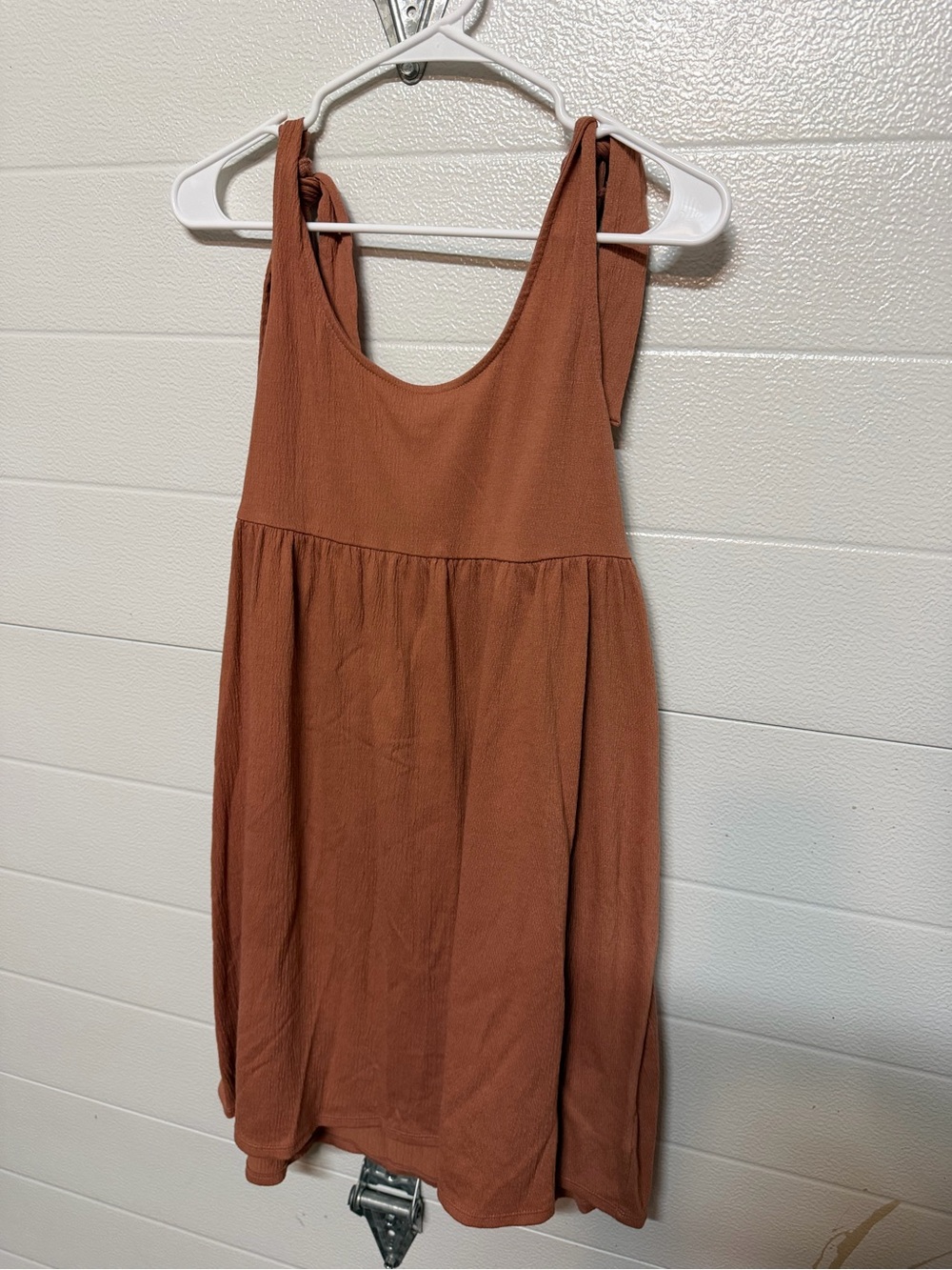 wild fable Rust Tie-Shoulder Mini Dress